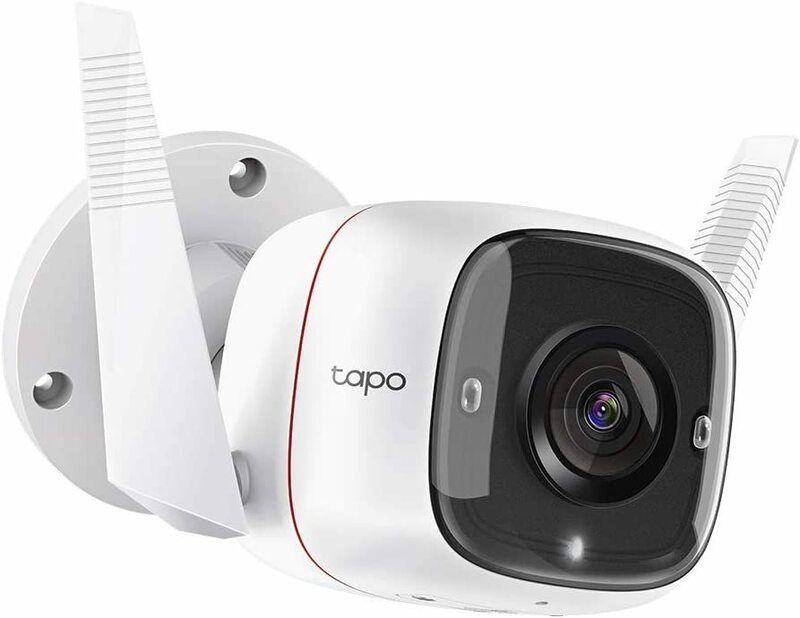 3MP 屋外 TP-Link WiFi ネットワークカメラ 屋外カメラ 300万画素 IP66防水・防塵 防犯カメラ 音声通話可能