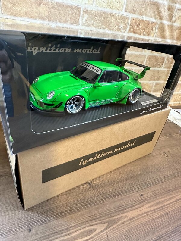 未開封 1/18 IG1953 RWB 993 Green Rough Rhythm 限定140台 イグニッションモデル ignition model ポルシェ Porsche 911 930 964