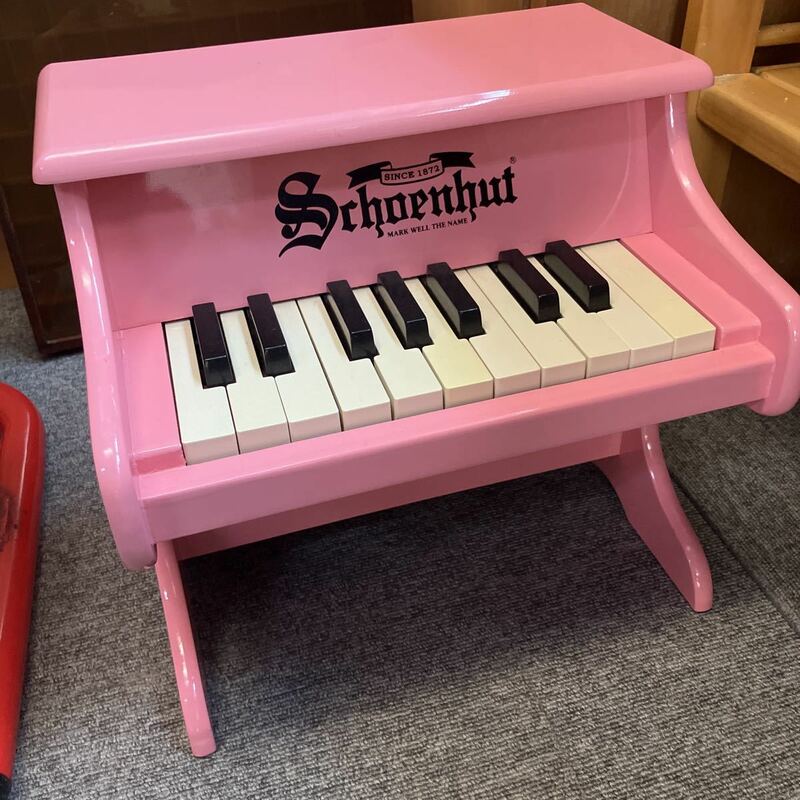 ★シェーンハット　トイピアノ　Schoenhut My First Piano Pink 劣化有　現状