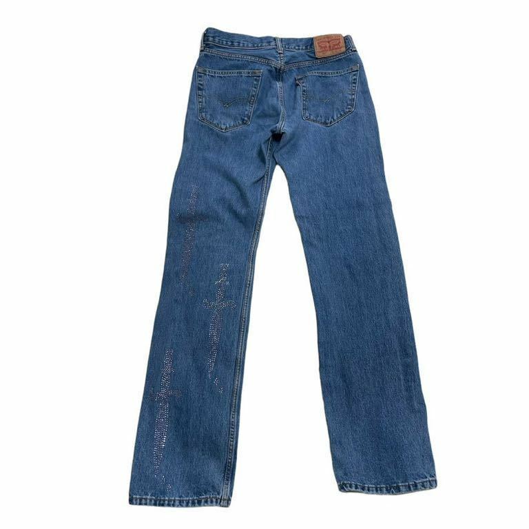 Vintage Levi's ダガー　ラインストーン　デニム　パンツ