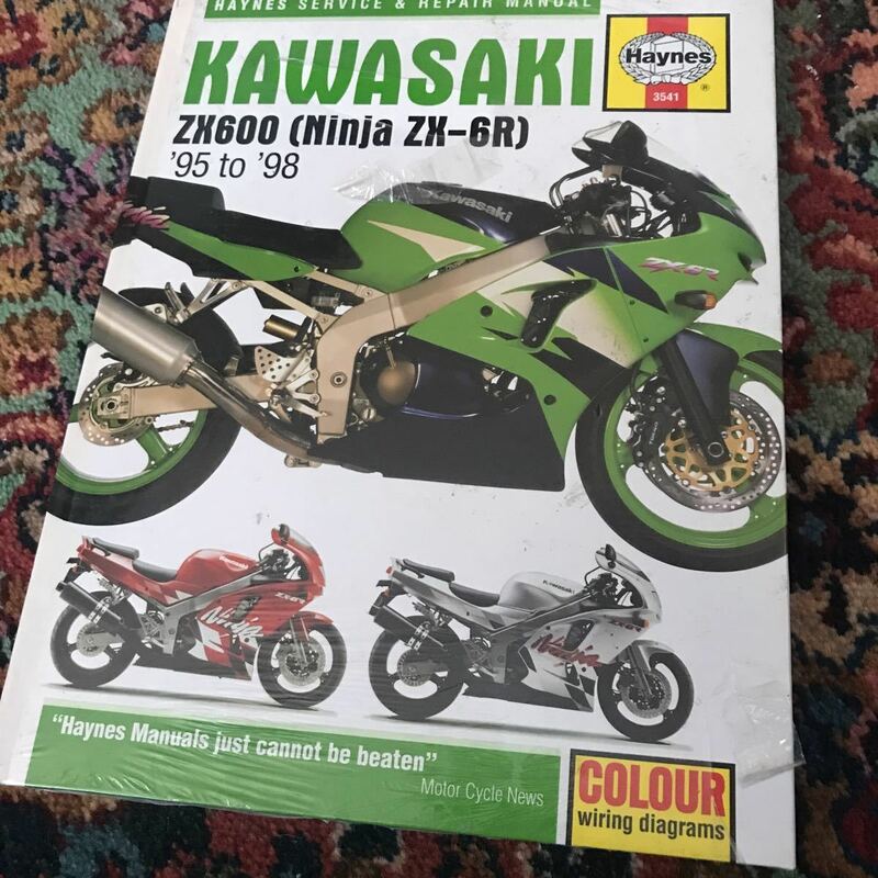 カワサキ / Kawasaki ZX600 (Ninjya ZX-6R) 1995 - 1998【Haynes / ヘインズ 整備書 マニュアル】整備書