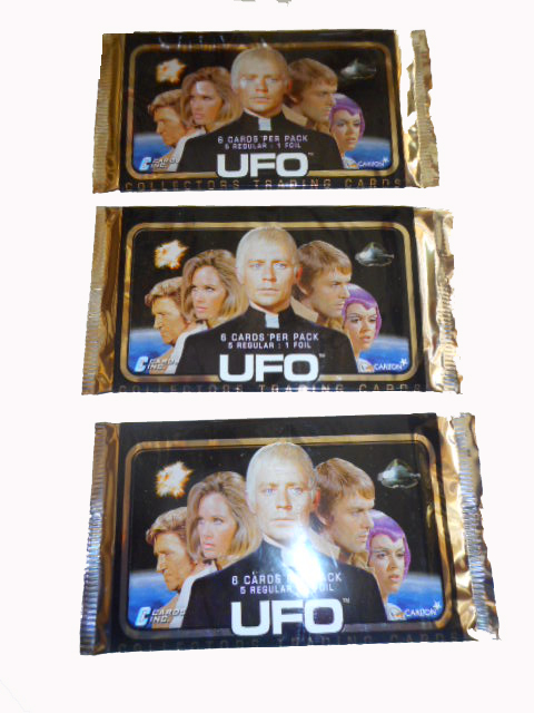 謎の円盤UFO　トレーディングカード　3パックセット