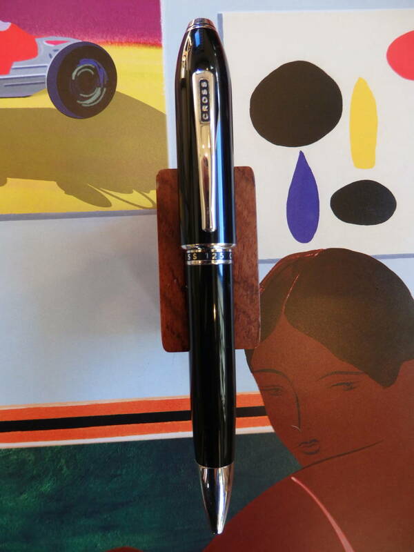 ◆クロス　ピアレス　ツイスト式ブラックボールペン
