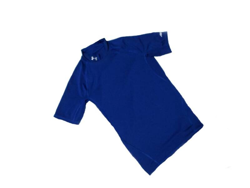 アンダーアーマー　UNDER ARMOUR コンプレッション　インナーシャツ　半袖　青　LG　正規品