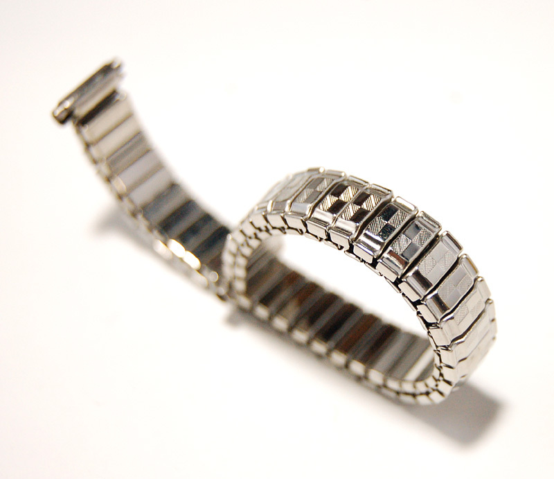 女性用腕時計バンド　デッドストック　エクステンションタイプ　アンティークウォッチに　ビンテージ腕時計に　レディース　LB85