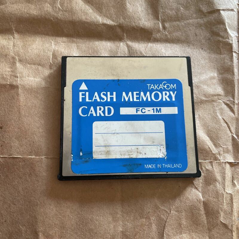 タカコム TAKACOM FLASH MEMORY CARD FC-1M メモリーカード　送料無料 現状品