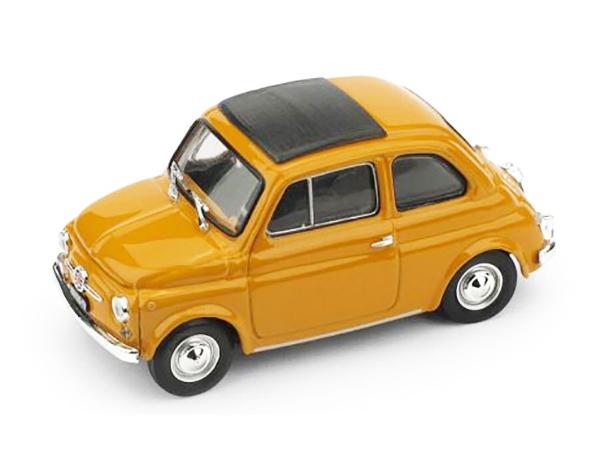 新品未開封 S=1/43 brumm ブルム R455-13 Fiat フィアット 500F Chiusa 1971-1972 Giallo Positano 現状渡し