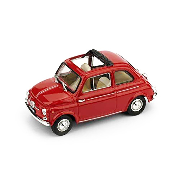 新品未開封 S=1/43 brumm ブルム R454-01 Fiat フィアット 500F Aperta 1965-1971 Rosso medio(赤) 現状渡し