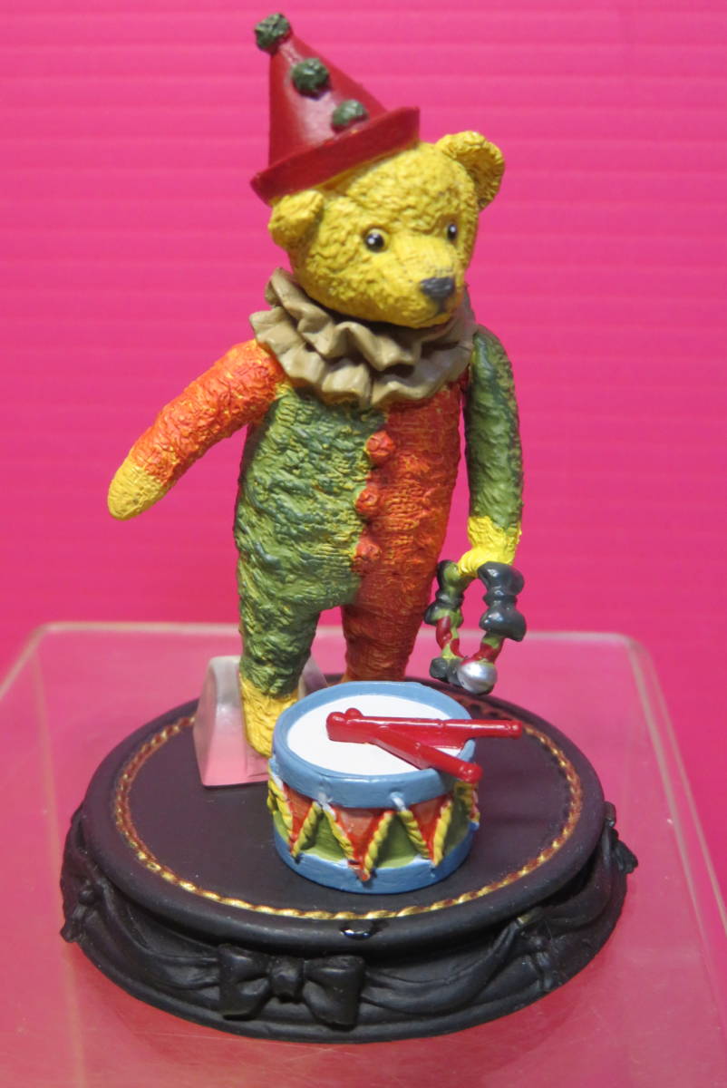 テディベア　アンティークテディベアコレクション　海洋堂フィギュア　【二色服のピエロベア】
