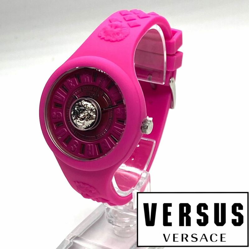 ★海外限定品! シンプルな美しさ! ヴェルサス ヴェルサーチ Versus Versace レディース 腕時計 クォーツ ラバー 高級ブランド 新品