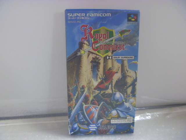 SFC スーパーファミコン Royal Conquest ロイヤルコンクエスト 箱・説明書あり JALECO