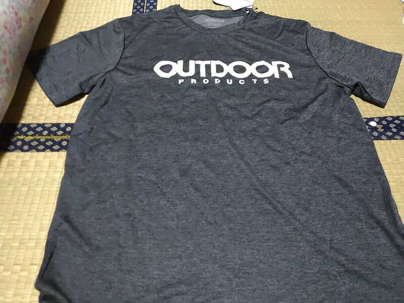 【新品】OUTDOOR　速乾半袖Tシャツ　LL　グレー