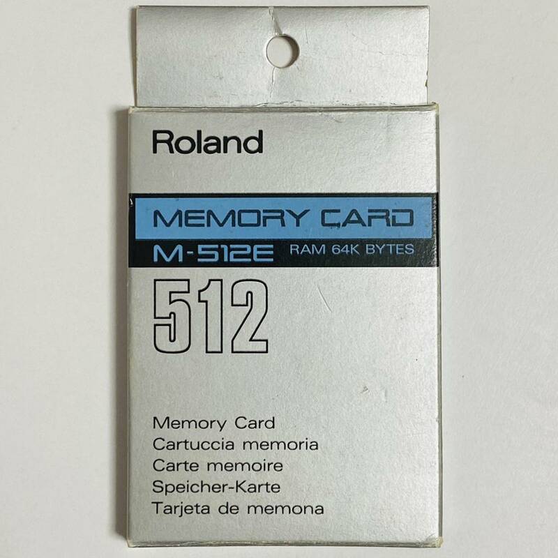 【美品】Roland ローランド MEMORY CARD メモリーカード M-512E 動作未確認