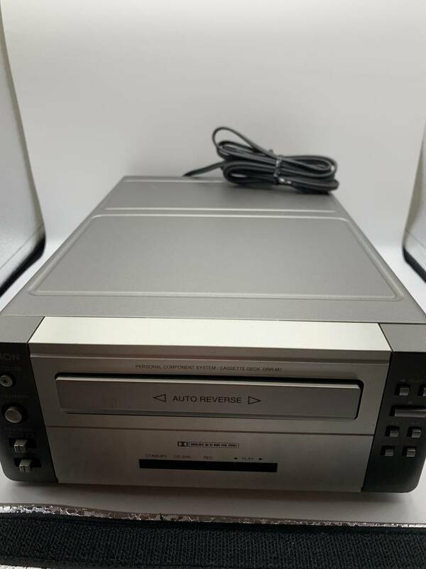 DENON DRR-M7 Dolby-B/C Auto Level Control Cassette Tape Deck デノン 小型 カセットデッキ #220820y-i206