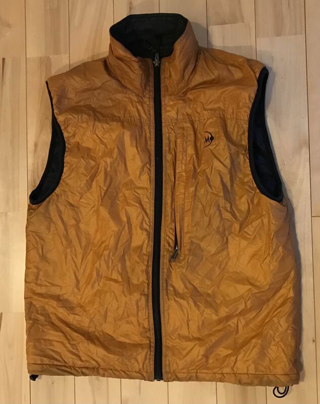 Moon Stone ムーンストーン　80s 90s　Softshell Vest　ソフトシェルベスト　メンズ　Sサイズ　オレンジ