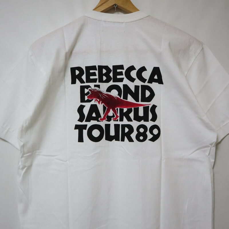 未使用品 レベッカ Rebecca BLOND SAURUS TOUR '89 ブロンド サウルス ツアー tシャツ 1989年 89 (検索 ザウルス コンサート NOKKO バンド
