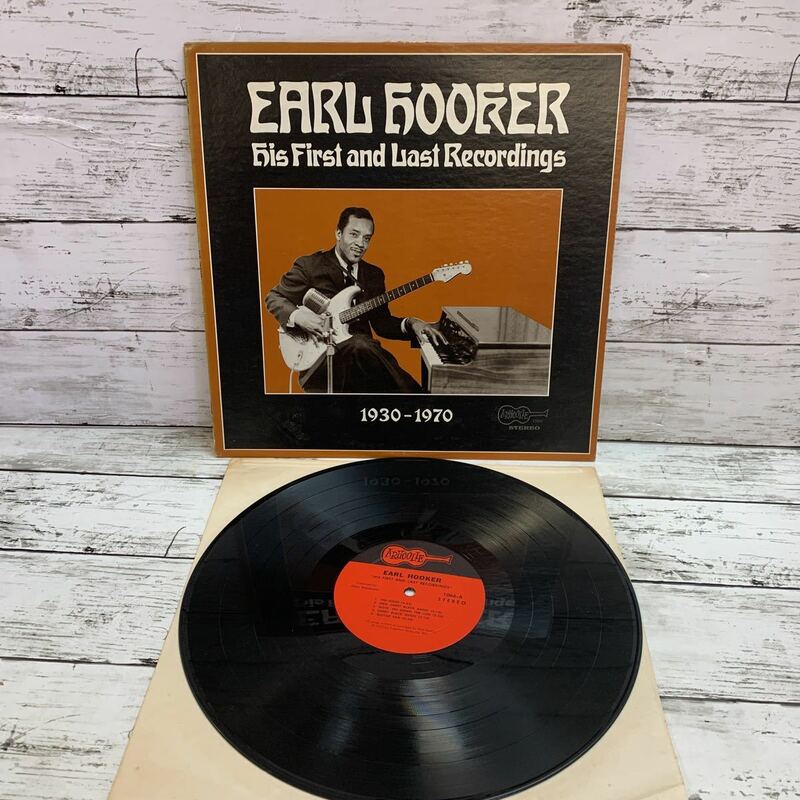 【中古品】貴重 非売品 EARL HOOKER / His First and Last Recordings LPレコード ARHOOLIE 1066 US盤 アール・フッカー 赤シール ブルース