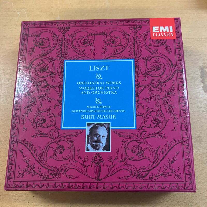 【中古品】リスト LISZT 管弦楽曲集 管弦楽のための作品集 7枚CD EMI CLASSICS