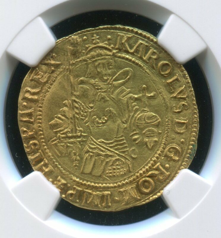 ベルギー　1506-1555年　レアルドール金貨　MS65