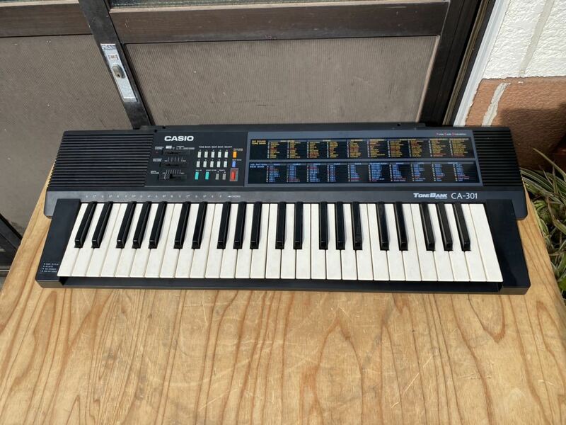 casio ca-301 tone bank keyboard キーボード　中古品