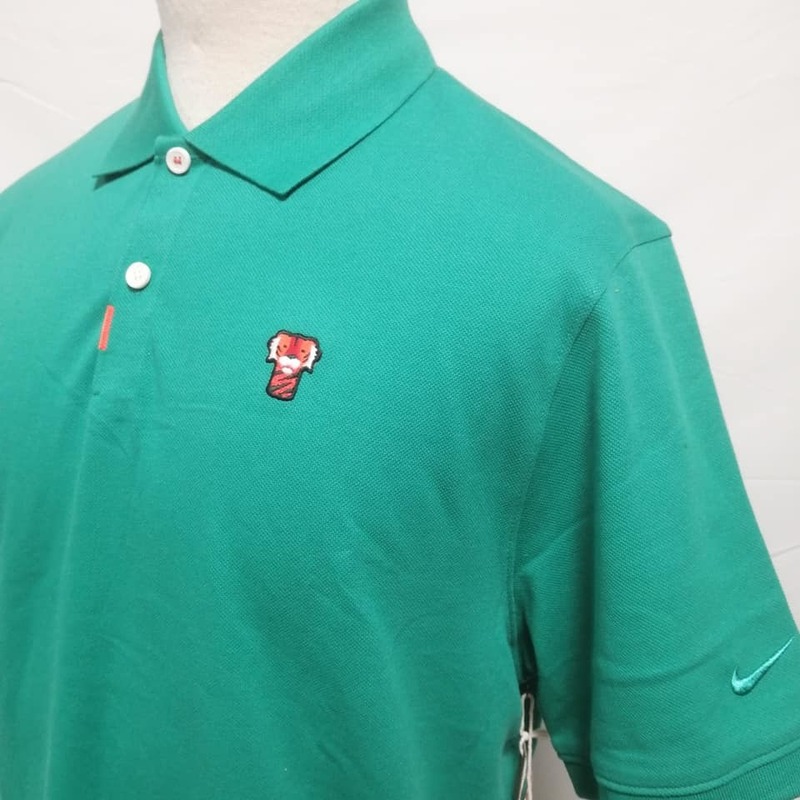 【値下げ】ナイキ NIKE ゴルフ ポロシャツ タイガー・ウッズ フランク 緑 S マスターズ 2020 ゴルフウェア 17600円→9900円