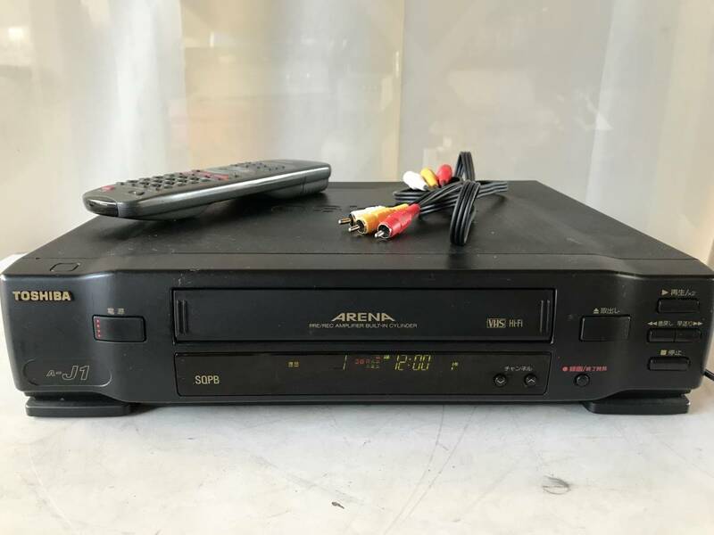 ◎ヤYS1470★東芝　TOSHIBA ＶＨＳビデオレコーダー　A-J1 ジャンク扱い