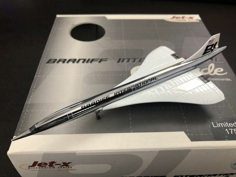 Jet-X 1/400 JXM139b Concorde BRANIFF INTERNATIONAL Chrome 限定85 No.0106