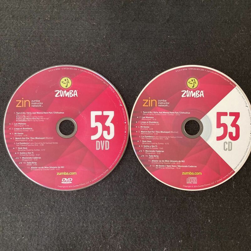◆◇◆　《　CD＆DVD　》　ZUMBA/ズンバ　オリジナル【　ZIN53　】　◆◇◆