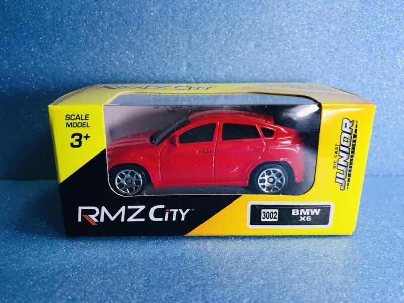 RMZ City BMW X6 3002 赤　レッド　ミニカー