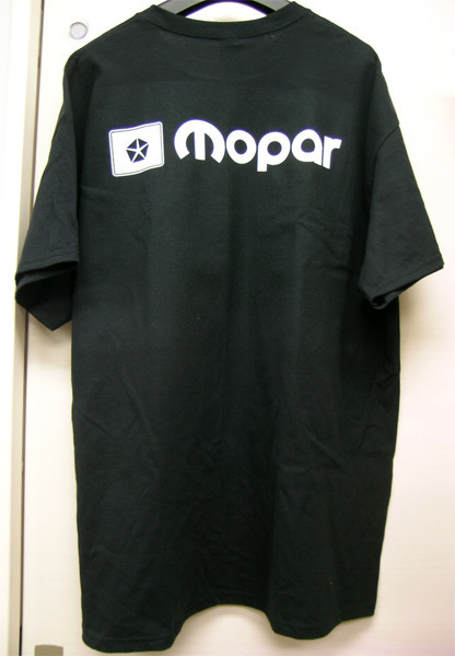 3XL モパー mopar ロゴ Tシャツ 黒 ビッグサイズ ダッジ クライスラー Hemi プリマス フューリー クライスラー チャレンジャー マグナム