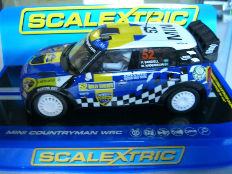 1/32 スロットカー　SCALEXTRIC 　スケーレックス　C3401　BMW MINI COUNTRYMAN WRC Rally Sweden 2012 　 未走行