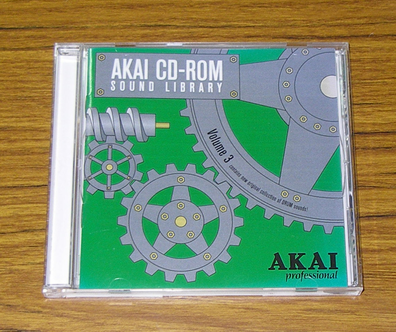 ★Akai CD-ROM SOUND LIBRARY Vol.3★OK!!★MADE in JAPAN★