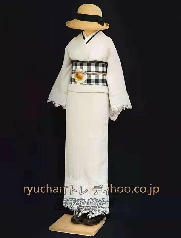 ●極美品●古典 日本伝統正装着物レース小紋二重化繊