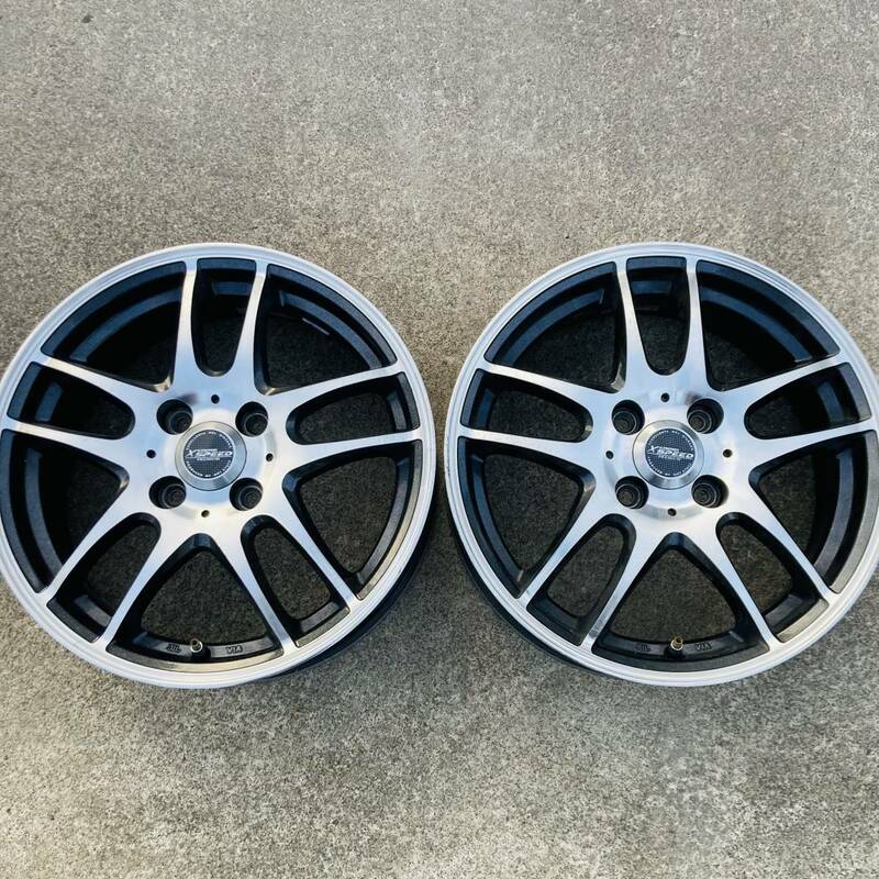 クロス　スピード　プレミアム-5　15×5.5J　4H　ホイール　2本