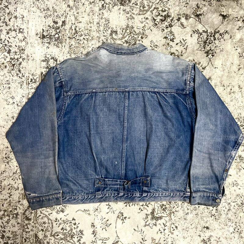 【極上】Levi's 40's 506XXE T-BACK 針シンチ BIGE 70506 70507 71205 558xx 506xx 507xx 557xx 557 片面 革パッチ 大戦 SOLIDE