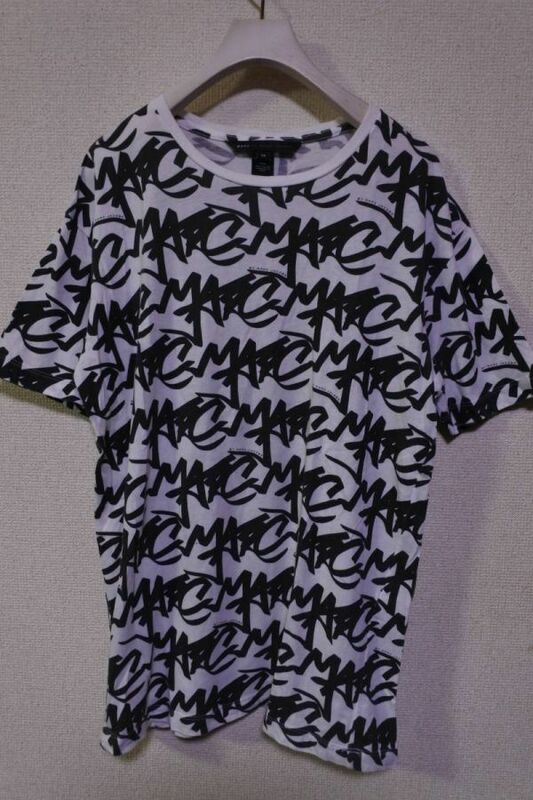 00's MARC BY MARC JACOBS Stephen Sprouse Graffiti Art Tee size XS マークジェイコブス Tシャツ 総柄 アーカイブ