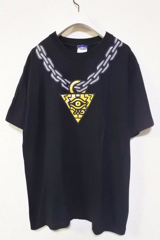 00's 遊戯王 YU-GI-OH! デュエルマスターズ COSPA Tシャツ size L コスパ 千年パズル ブラック