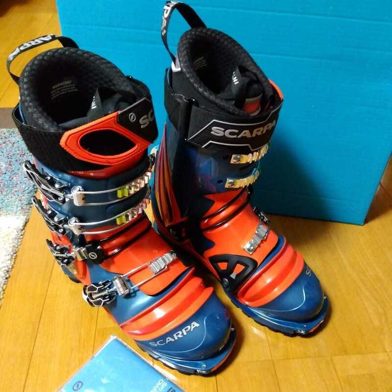 SCARPA TX PRO NTN TTS スカルパ テレマーク スキー ブーツ　LYONS BLUE RED ORANGE　25.0