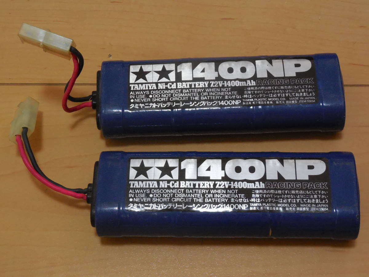 1-770 タミヤ TAMIYA バッテリー レーシングパック Ni-Cd ニッカド ニカド バッテリー 7.2V 1400mAH 2本 1400NP
