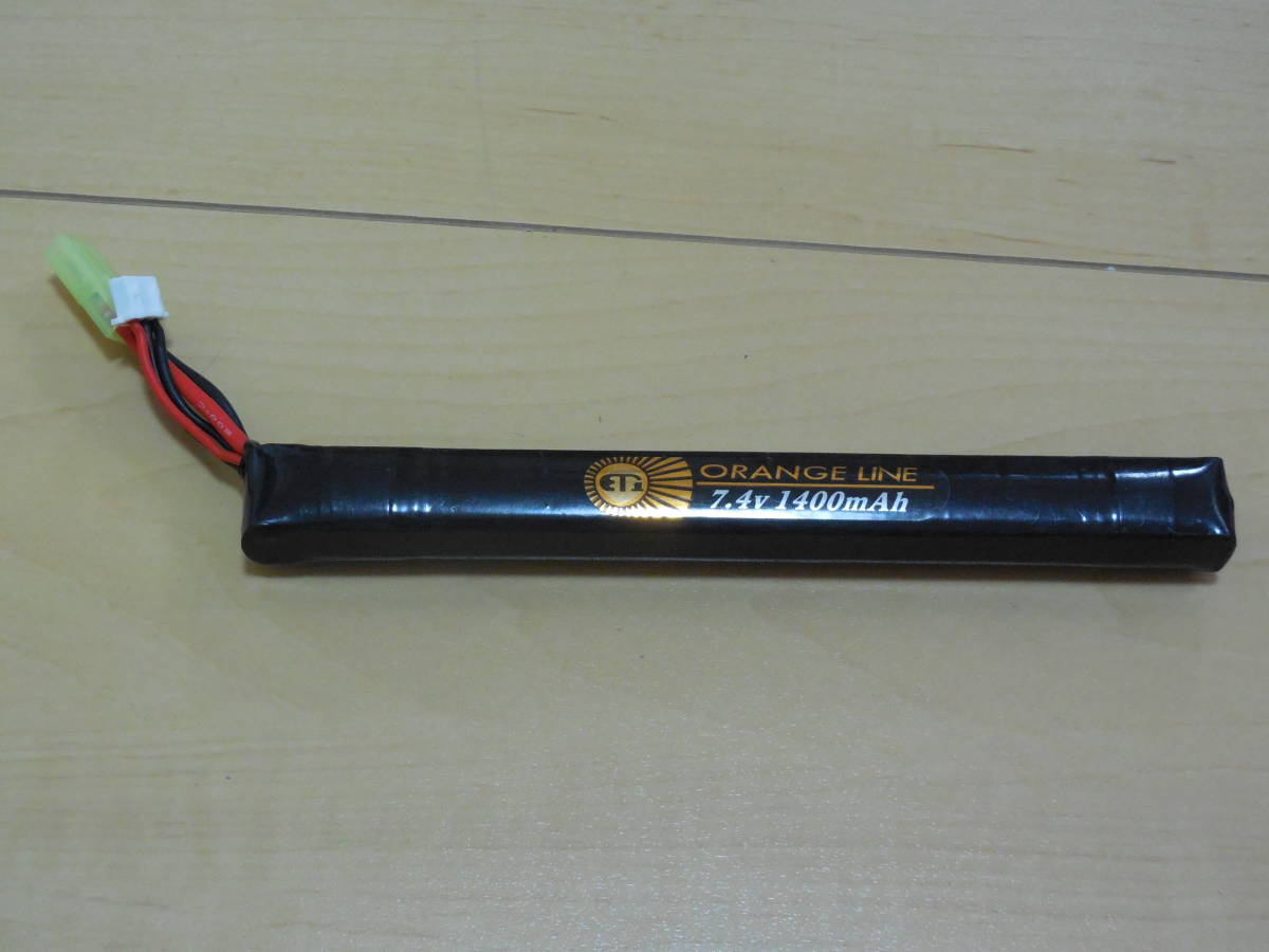 1-848 オレンジライン 7.4V 1400mAh バッテリー