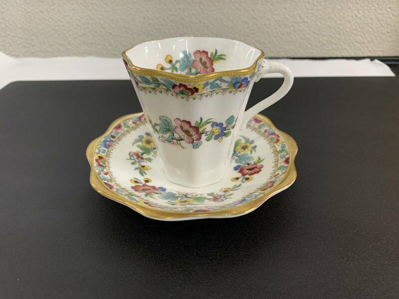 COALPORT コールポート　BONE CHINA　EST.1750　カップ＆ソーサー　1客　洋食器　食器①