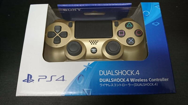 ★新品未開封★Playstation4 DUALSHOCK4 限定カラー：ゴールド CUH-ZCT2J14 2018年11月購入