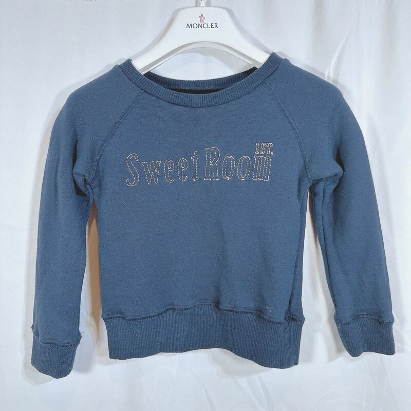 【Sweetroom1st】キッズ　子供服　ロゴ刺繍スウェット　【105cm】