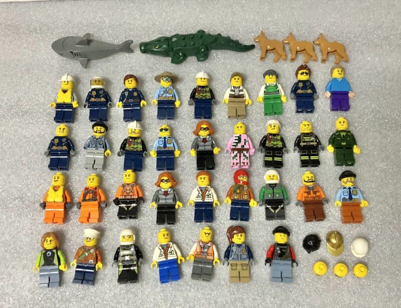 LEGO ミニフィグ セット 動物　レゴ　まとめ　ワニ　サメ