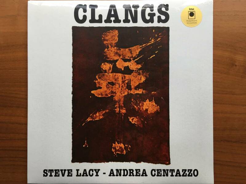 限定盤 新品未開封 Steve Lacy, Andrea Centazzo CLANGS LP Limited to 250 copies / Free Improvisation, Avant-Garde Jazz