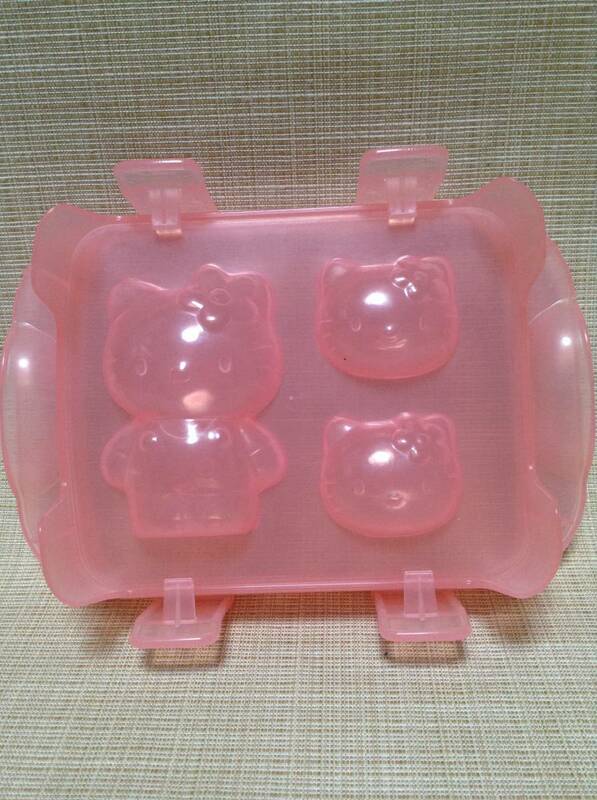 ★レトロ★ハローキティ 製氷皿 ピンク 顔型,フェイス 【Sanrio/サンリオ】 2000年 型取り,アイス 