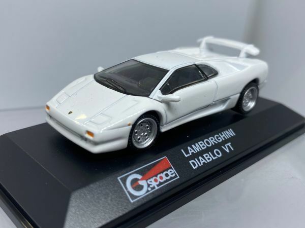 G.space 1/72 ランボルギーニ ダイキャストカーコレクション LAMBORGHINI DIABLO VT ディアブロ 白