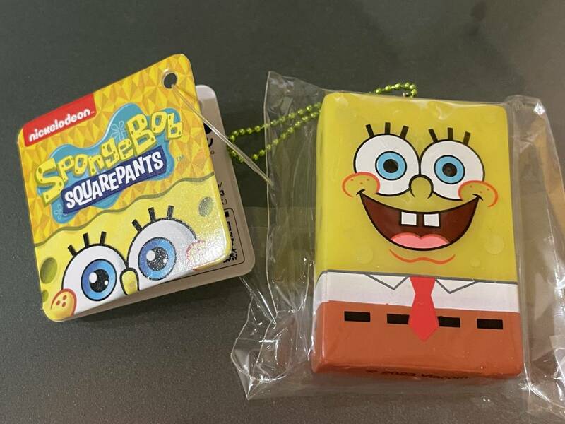 【2537 SpongeBob スポンジボブ SQUAREPANTS BC付きソフビMC 未開封新品】