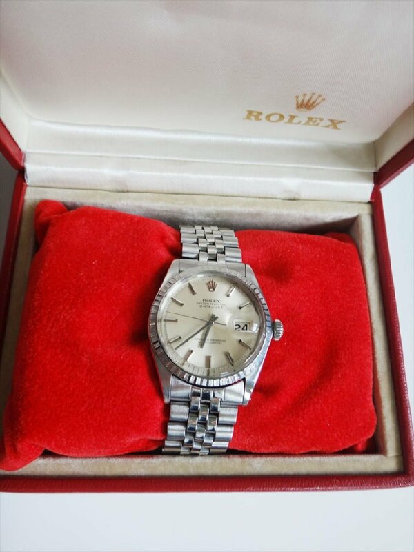 磨き済み ROLEX ロレックス 腕時計 メンズ デイトジャスト 1603 旧 34mm 手首周り15.5cm 2番中古