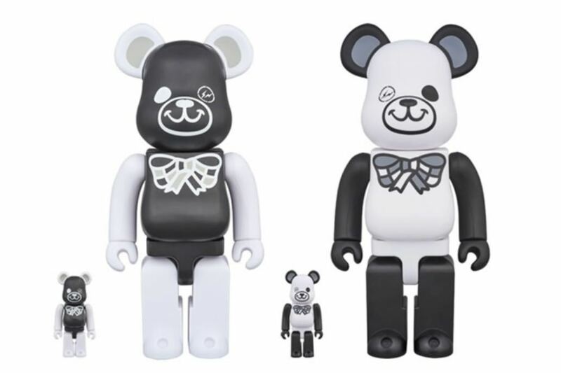 【新品】 BE@RBRICK FREEMASONRY × fragment design 100％ & 400％ WHITE ＆ BLACK セット フリーメイソン × フラグメント ベアブリック